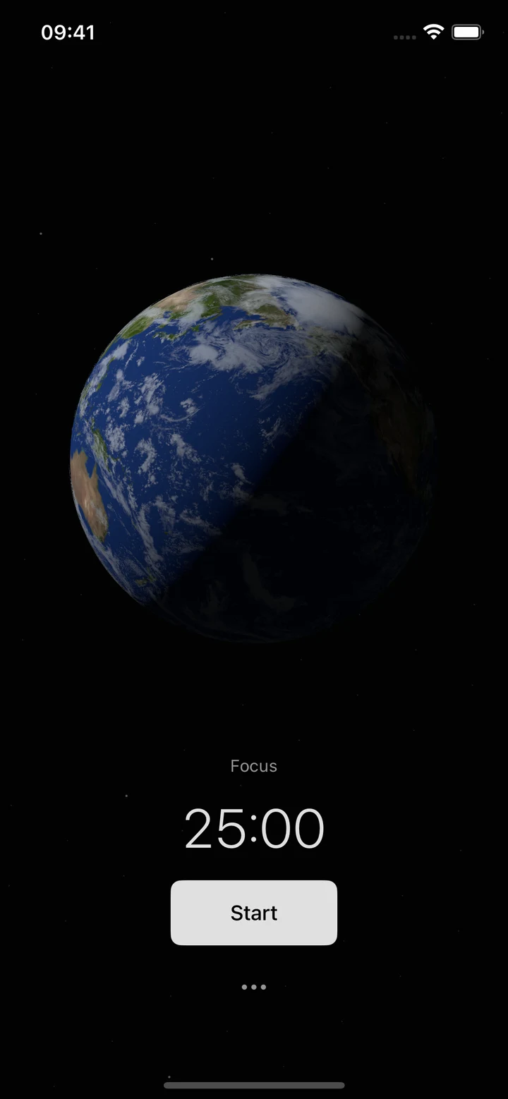 Planet Focus app preview